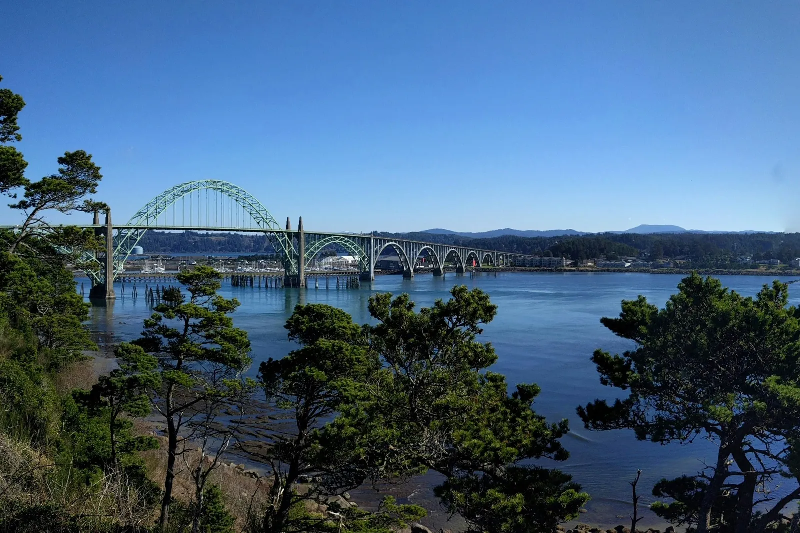 Yaquina Bay Bridge in Newport, Oregon